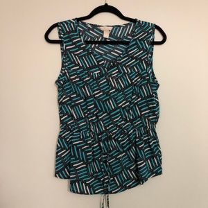 Banana Republic M top with front pull string